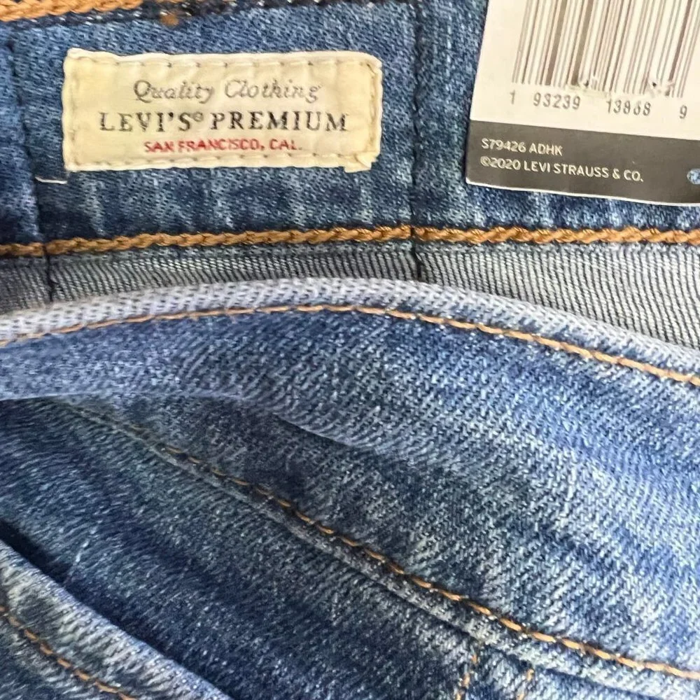 Levi's Premium Wedgie Skinny Jeans  22W - Picture 7 of 9